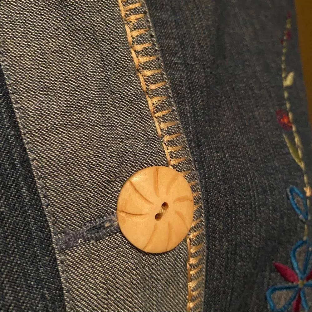 Coldwater Creek Jean Embroidered Jacket - Picture 5 of 14